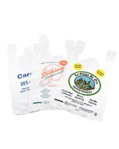 White Unprinted T-Shirt Bags